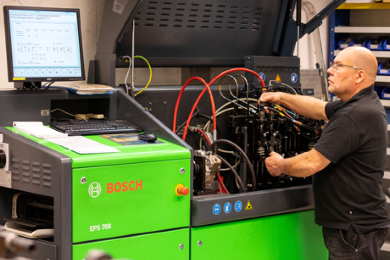 Testen diesel- en bezinecomponenten